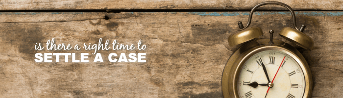 When Is the Right Time to Settle My Workers&rsquo; Compensation Case?